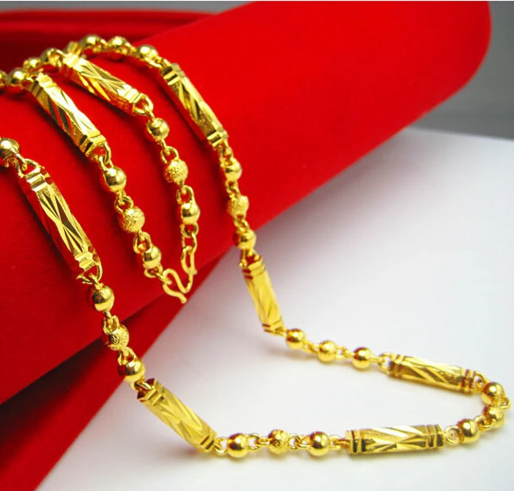 

Solid Yellow Gold Filled Mens Chain Necklace