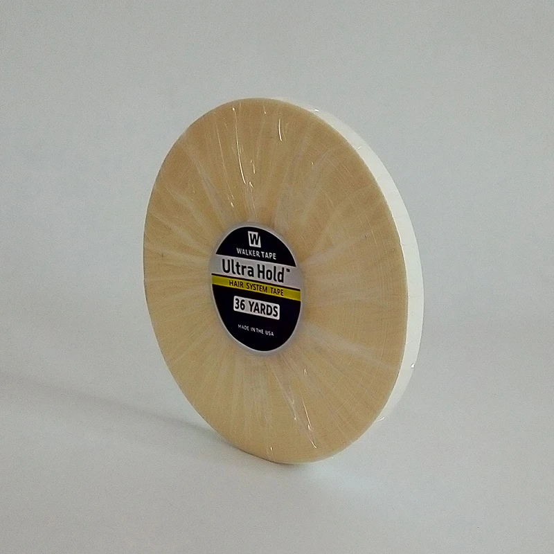 

2.54cm*36 Yards White Hair System Adhesives Tape Ultra Hold Double Sided Tape For Lace Wigs/Tape Hair Extension/Toupee One Roll