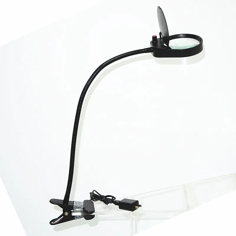 Brightech LightView 3X 10X Magnifying Glass LED Lamp - Lighted Magnifier with Stand & Clamp - for Desk, Sewing Brightech LightView 3X 10X Magnifying Glass LED Lamp - Lighted Magnifier with Stand & Clamp - for Desk, Sewing