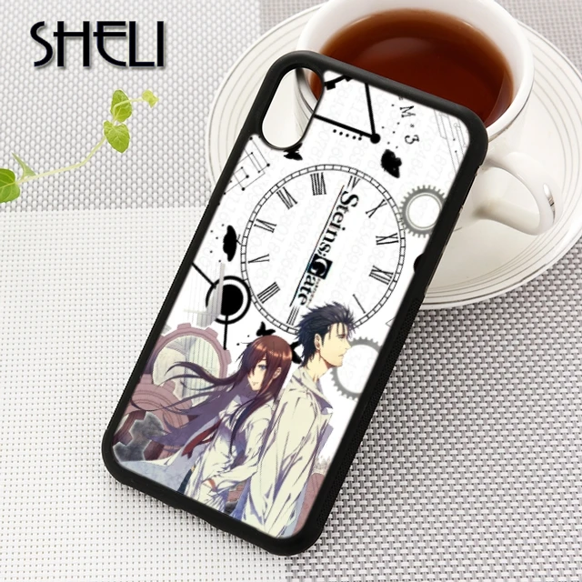 Чехол SHELI Steins Gate для iPhone 5 6 6s 7 8 plus 11 pro X XR XS max Samsung S6 S7 edge S8 S9 S10 |