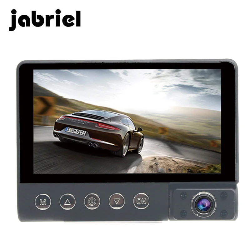 Видеорегистратор Jabriel с тремя камерами 4 0 дюйма Full HD 1080P|Видеорегистраторы| |