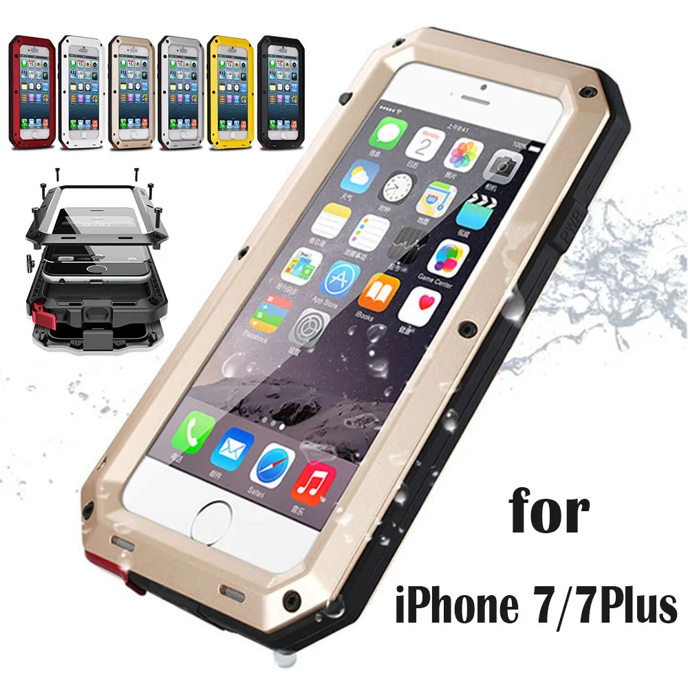 bilder für LIHNEL Military Heavy Duty 1:1 Doom rüstung Schmutz starke Wasserdichte stoßfest Metall Aluminium telefonkasten Für iphone 7 7 Plus 5,5" bilder für LIHNEL Military Heavy Duty 1:1 Doom rüstung Schmutz starke Wasserdichte stoßfest Metall Aluminium telefonkasten Für iphone 7 7 Plus 5,5"
