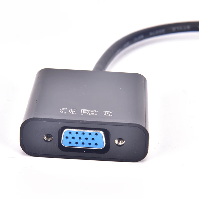 Черный Адаптер DP Male VGA Female Display Port кабель конвертер Displayport|Кабели VGA| |