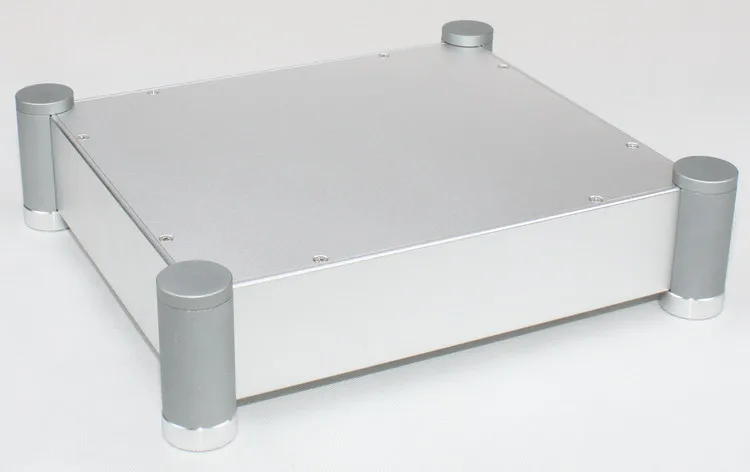 WA82 Silver Full Aluminum Enclosure /Audio amplifier Case/ Preamp Box/ Tube amplifier Chassis 320*70*280mm WA82 Silver Full Aluminum Enclosure /Audio amplifier Case/ Preamp Box/ Tube amplifier Chassis 320*70*280mm