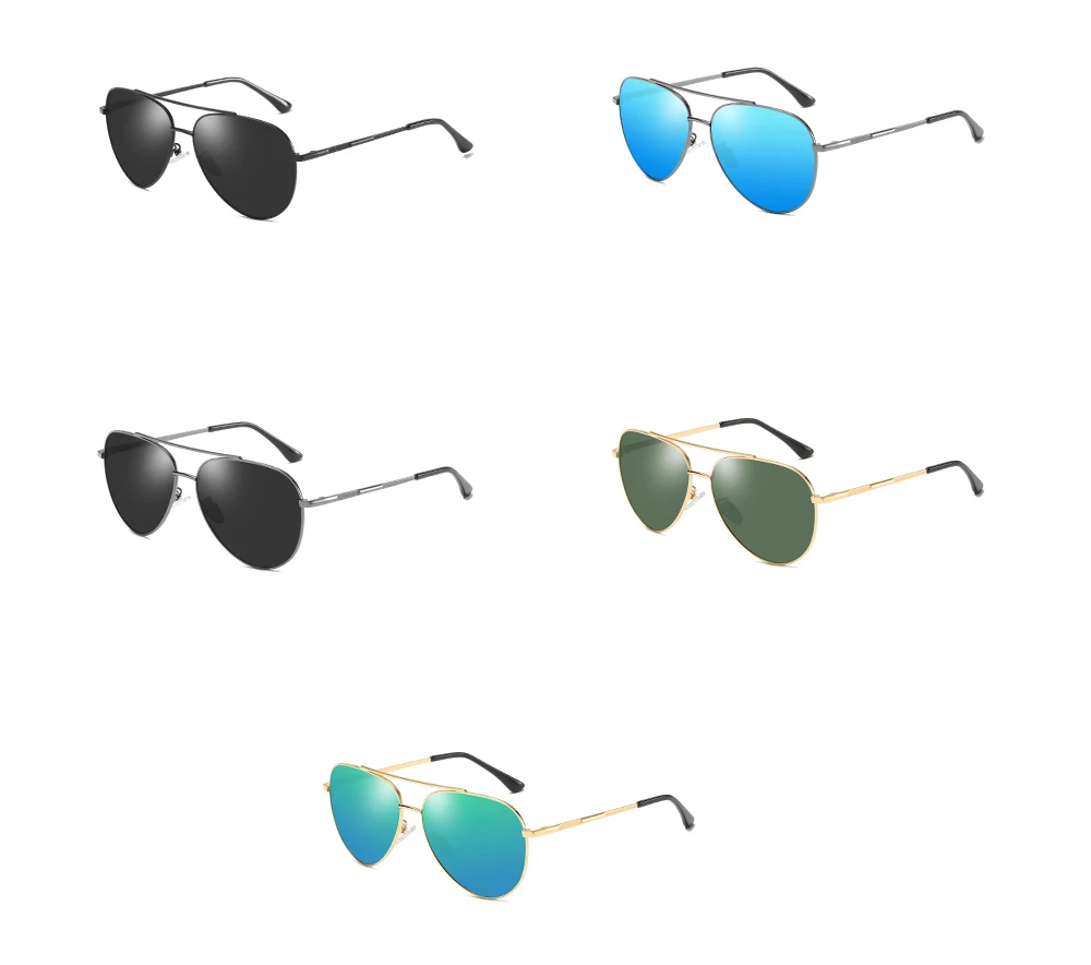 retro fishing blue mirror sunglasses for men summer style driving (11)