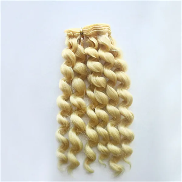 1pcs 20*100cm Screw Curly Hair Extensions for All Dolls DIY Hair Wigs Heat Resistant Fiber Hair Wefts 9