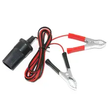Мотоцикл Авто 12 В зажим для клеммы аккумулятора-на адаптер прикуривателя розетка аксессуары