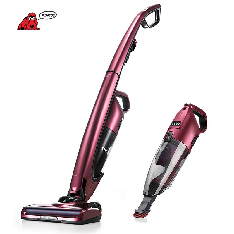 Price PUPPYOO Cordless Handheld and Stick Vacuum Cleaner for Home Wireless Aspirator Lithium Charging WP511