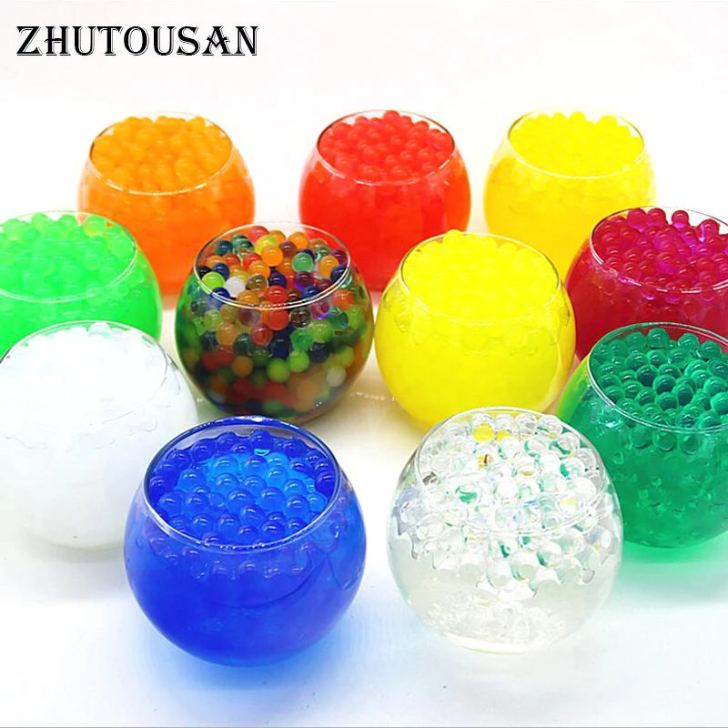 13bags 500pcs/bag Mixed 13 Colors Crystal Soil Decorative Magic Jelly