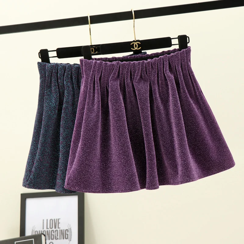 Специальное предложение миди юбка-пачка Faldas Mujer Женская юбка Уличная однотонная плиссированная выше колена Мини Длина империя талии осень