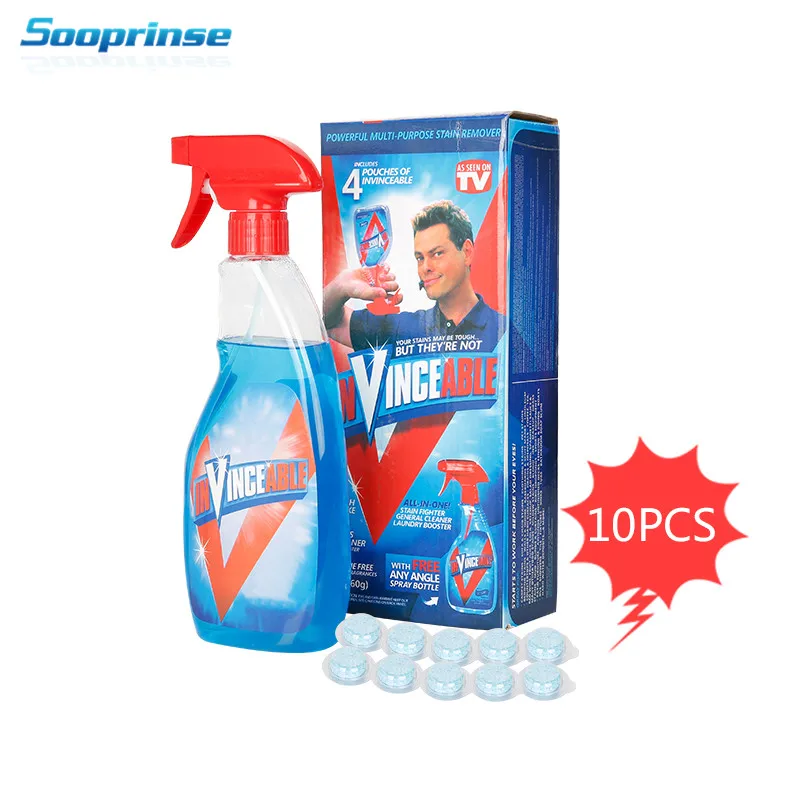 

Sooprinse Multi Functional Effervescent Spray Cleaner Set, Home Cleaning Tool with 1 Spray Bottle Cleaning Tablets Spray For Car