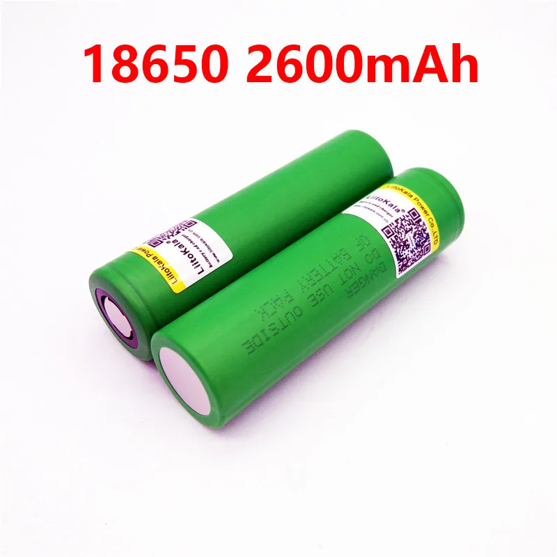 

6PCS/LOT Liitokala Original 3.6V 18650 2600mah battery US18650 VTC5A 2600mAh High Drain 40A Battery
