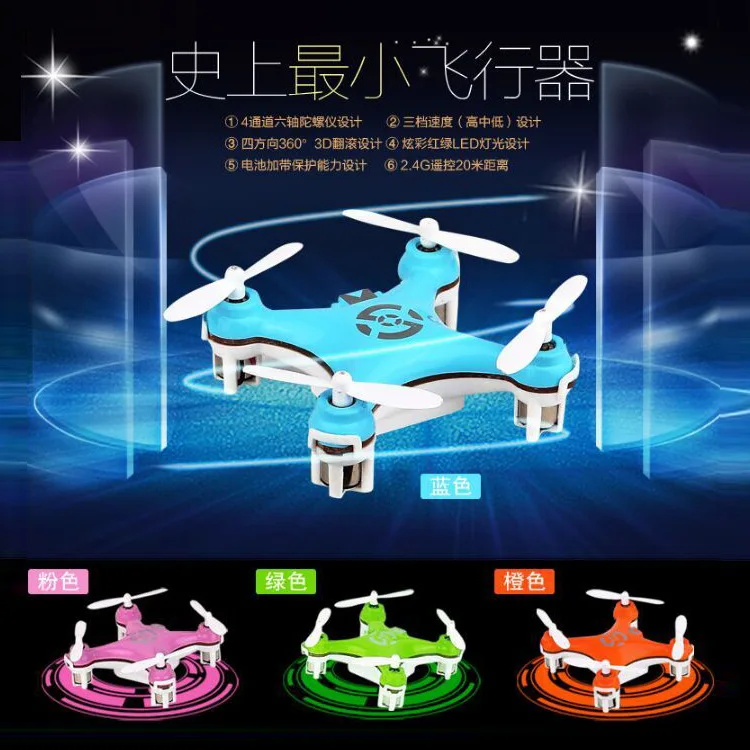 100% Original Mini CX-10 Elfin 2.4G 4CH 6Axis Professional RC Drone Quadcopter With 3D Flash RC Remote Control Helicopter DD006
