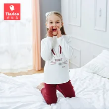 

Tinsino Children Girls Winter Warm Underwear Girl Long Sleeve Pajamas Kids Autumn Pajama Sets Spring Sleepwear Girl Home Clothes