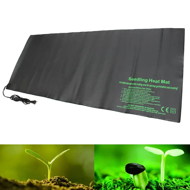 Large Black Waterproof Seedling Heat Mat Plant Seed Germination Propagation Cloning Starting Accessories Garden Tools Supplies