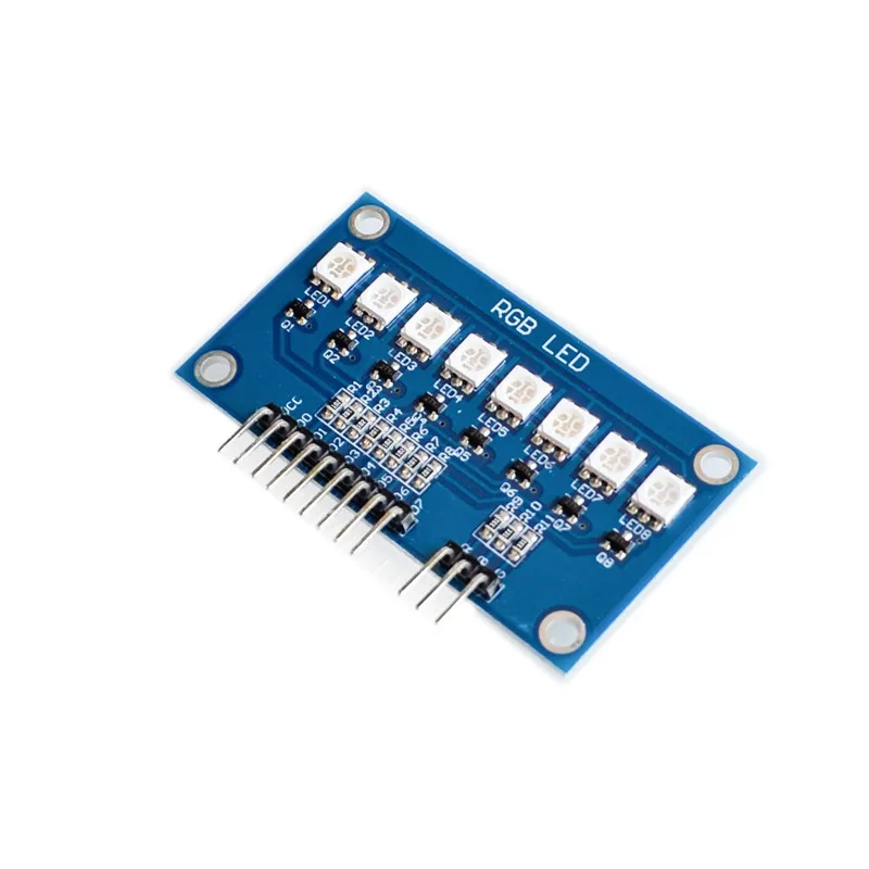 HW-43 5050 RGB full color LED flow lamp module Single chip microcomputer flow lamp Development board For arduino