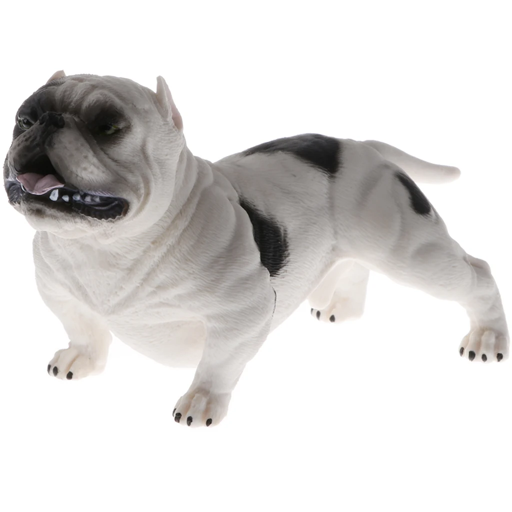 Animal Figurine American Bully Pitbull Figure Dog Model Toy Home Collectibles Decor Ornaments