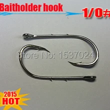2015hot рыболовные Крючки Baitholder крюк size1/0# качества: 30 шт./лот высокоуглеродистой стали идеальное качество изготовления