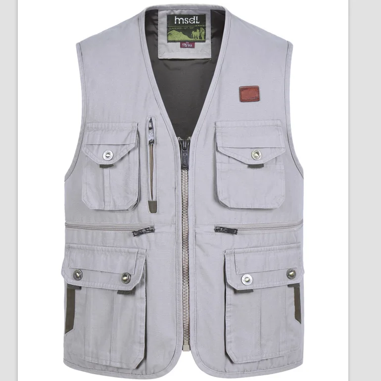 

HOCO 2018 autumn wear cotton pocket grips the fashion leisure v-neck vests