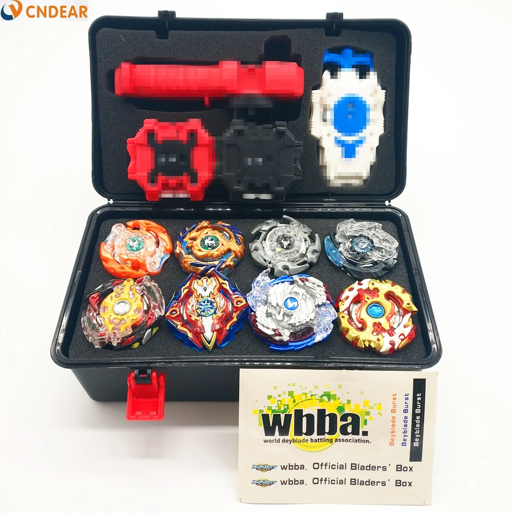 beyblade storage box with 8 beyblades