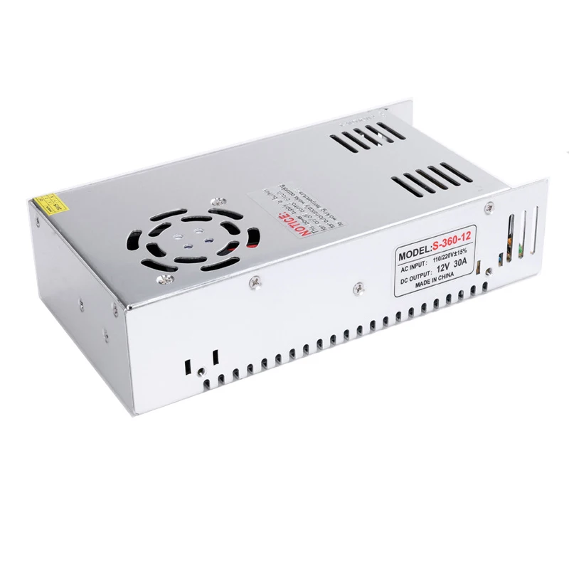 Блок питания для светодиодных лент 30 А 12 В 360 Вт|12v lighting transformers|transformator for ledpower 12v led |