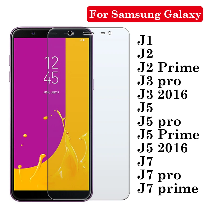 

Protective glass on the for samsung galaxy j5 2016 j1 j2 j3 j7 prime pro 1j 2j 3j 5j 7j screen protector tempered glas protect