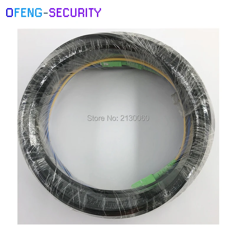 Наружный волоконно оптический кабель FTTH 50 м патч корд SC/APC К дуплексный SM G657A2 LSZH 4