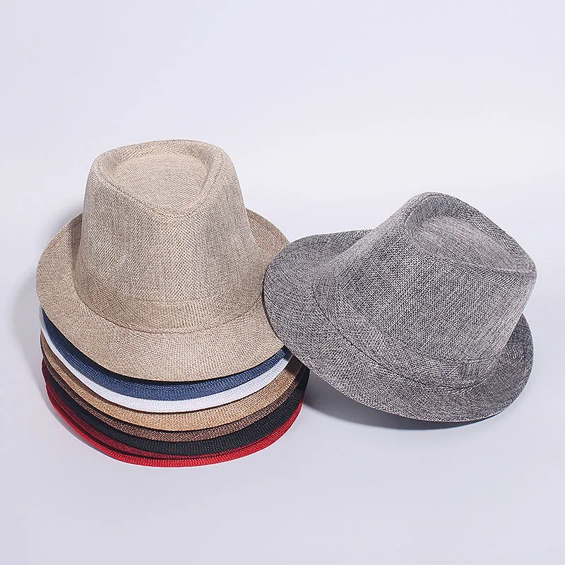 Spring And Summer White Jazz Outdoor Hat Panama Hat Women Men Ladies Fedoras Top Jazz Hat For Women Men 2019 New 2