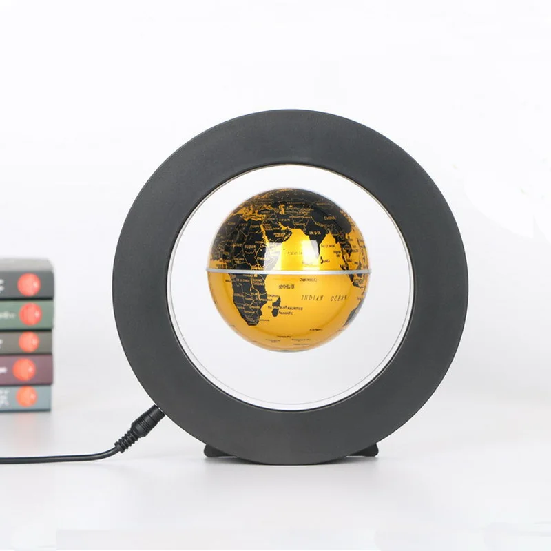 

4 inch Levitation Anti Gravity Globe Magnetic Floating Globe World Map School Teaching resource LED Light Home Office Desk Decor