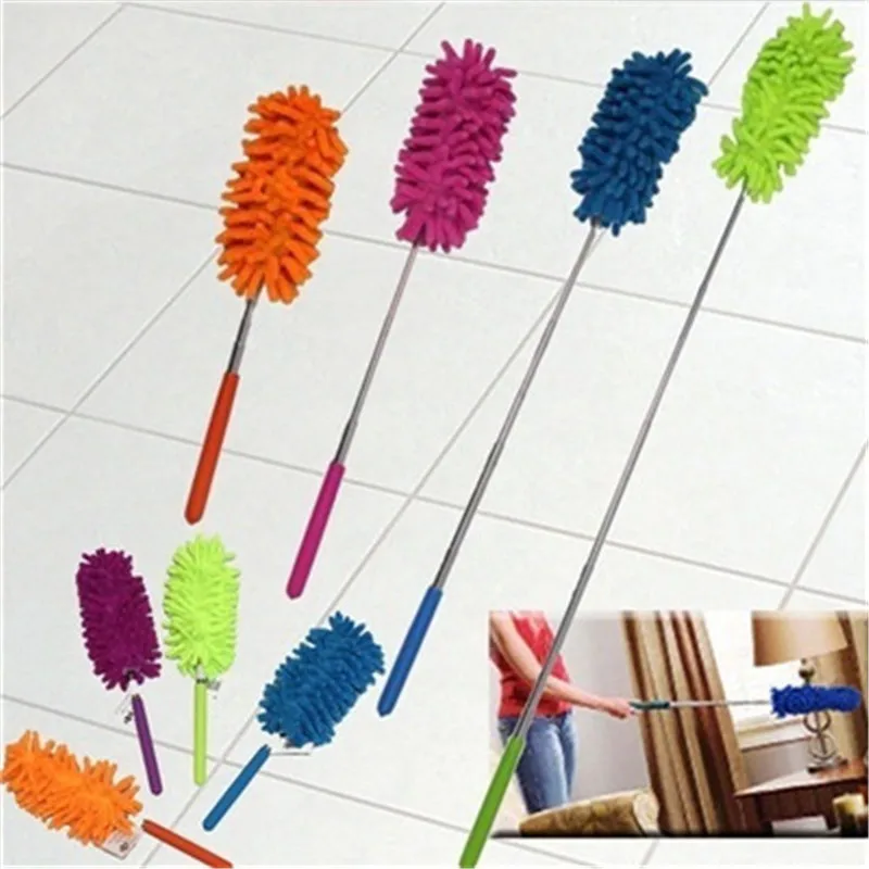

Telescopic Microfibre Duster Extendable Cleaning Home Car Cleaner Dust Handle Extendable Microfibre Dusters Each duster