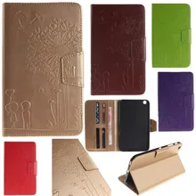 Чехол-книжка с тиснением и подставкой для samsung Galaxy Tab 3 8,0 дюймов, чехол s SM T310/T311/T315, чехол для планшета, чехол для влюбленных из искусственной кожи с одуванчиком