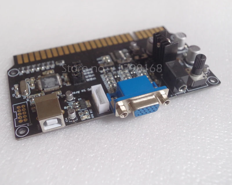 Переходник с ПК на карту JAMMA VGA 15K усилитель мощности видео и аудио USB чип