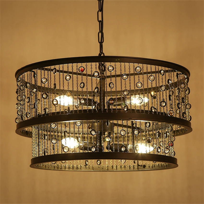 

Vintage Nordic Light Loft Iron Deluxe Pendant Lights Bedroom Living Room Kitchen Pendant Lamp Lighting Decoration Hanging Lights