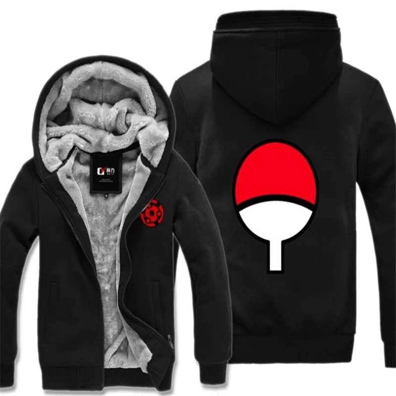 

Anime Hatake Kakashi Cosplay Naruto Clothes Hatake Kakashi Plus Velvet thickening Hooded Sweater Coat Jackets Top BOOCRE