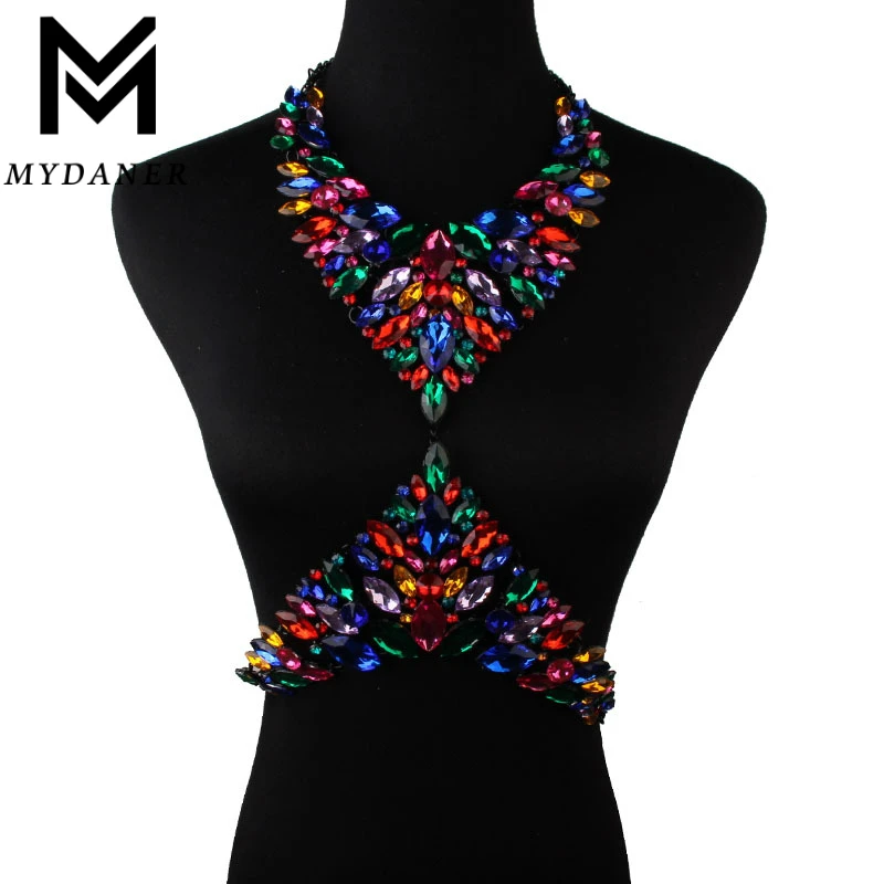 MYDANER New 11 Colors font b Luxury b font Crysatl Rhinestone font b Jewelry b font