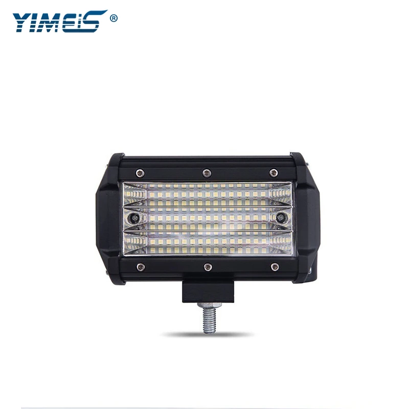 

Yimeis 5 Inch 135W LED Work Light Three Row Strip Light LED Bar Light for Motorcycle Tractor Boat Off Road 4WD 4x4 Truck SUV ATV