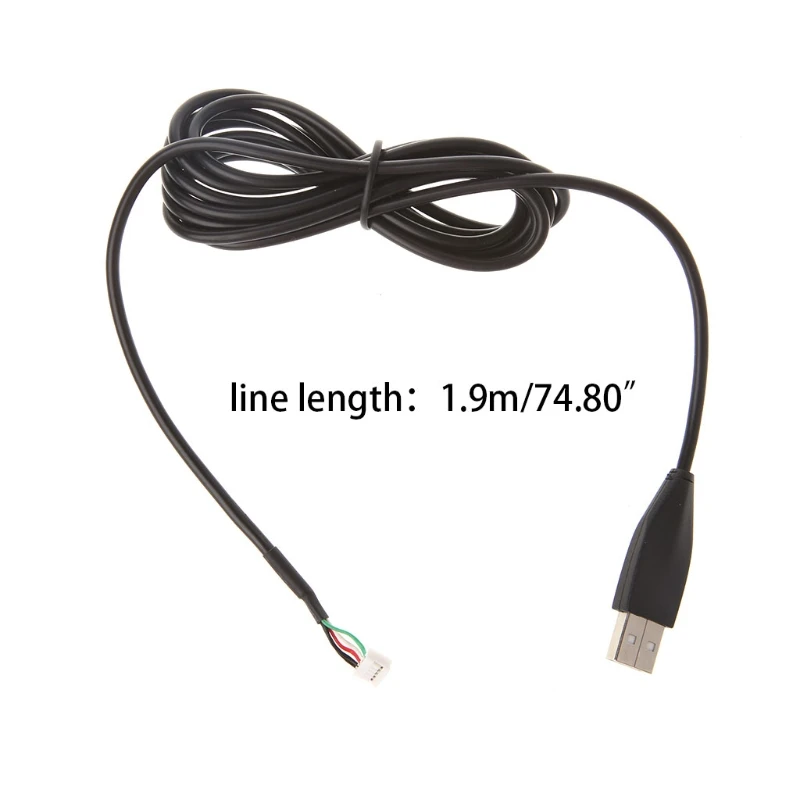 Прочный USB кабель для мыши для logitech MX518/510/310 G1 G400 Профессиональная линия мыши
