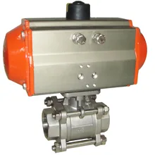 Hsh-flo 3/" 2 варианта cf8 из 3 предметов двойного действия пневматический шаровых Клапан