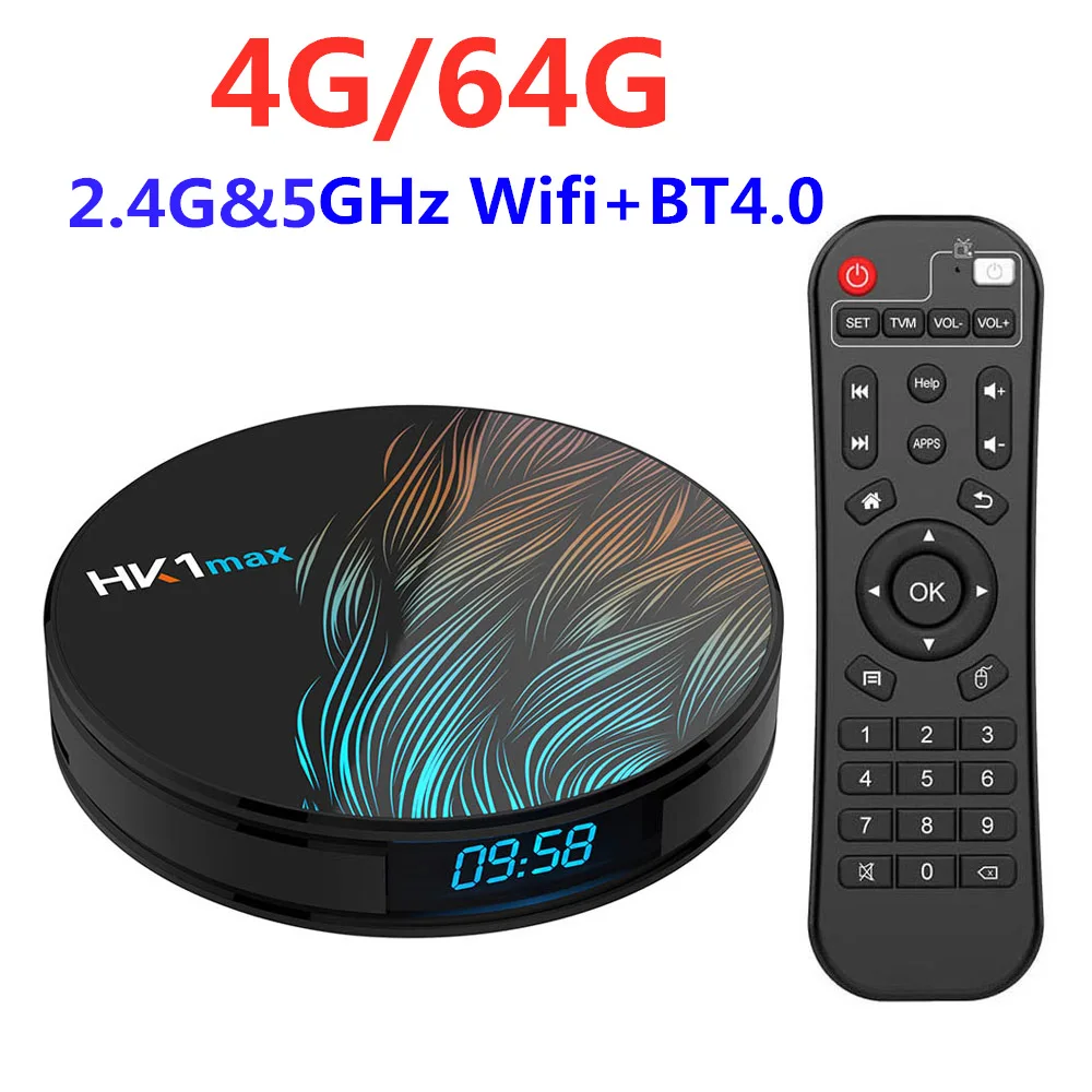 Android 9.0 MAX Mini Smart TV Box 2.4G/5G Wifi RK3328 Quad-Core 1080p 4K Android TV Box FOR Set Top Box Media Player IPTV
