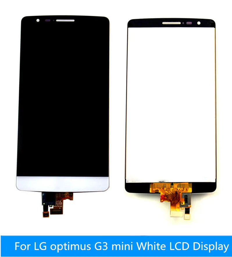 

White LCD Display Touch Screen Digitizer Assembly For LG optimus G3 mini D722 D724