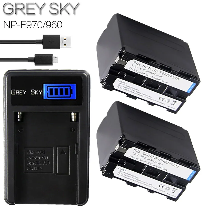 NP-F960 NP-F970 ПСН 960 970 950 NPF960 NPF970 Батарея + стены Зарядное устройство для sony PLM-100 CCD-TRV35 MVC-FD91 MC1500C L10