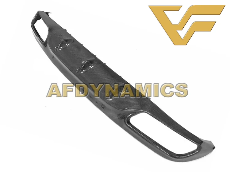 Подходит для Mercedes Benz 14-18 W205 C160 C180 C200 C220 C250 C300 C350 C400 C450 2Dr 4Dr для c63 углеродного волокна задний диффузор губ бампер - Цвет: 2Dr Diffuser