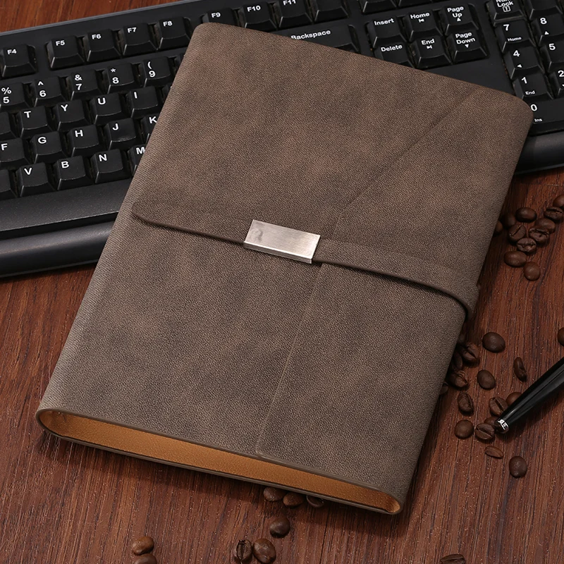 

SFENG 814 South Korea A5 Loose leaf Notebook Business Notebook Leather Cover 1PCS