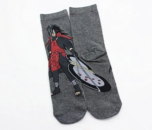 1 пара Kawaii японского аниме Наруто носки Uzumaki Наруто принт хлопок Косплей Аксессуары для носков милые плюшевые игрушки - Цвет: 6