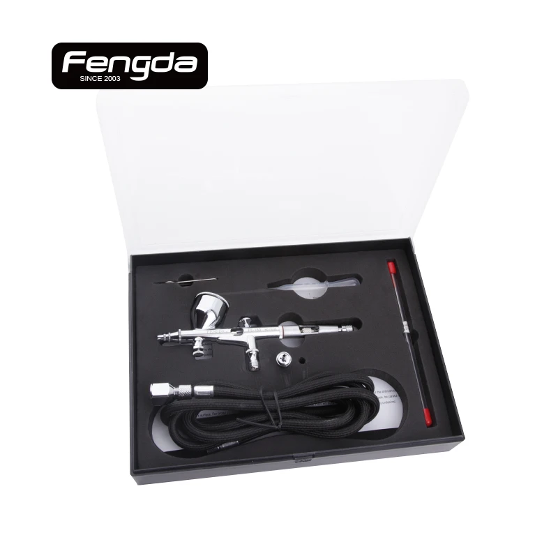 

Fengda airbrush gun FE-180KRU spray gun AS1117K tattoo body paint cake decoration