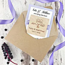 Пользовательские инициалы Сельский свадебные объявление пригласительных билетов с деревянной сохранить Дата магниты девичник вечерние сувениры подарки