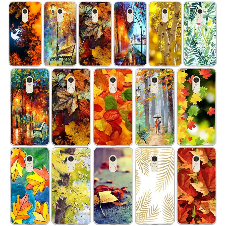 

11G Beautiful Autumn For Xiaomi redmi note 4 4x Case Fundas Coque Case redmi note 4 4x Cover Soft Silicone TPU Bags
