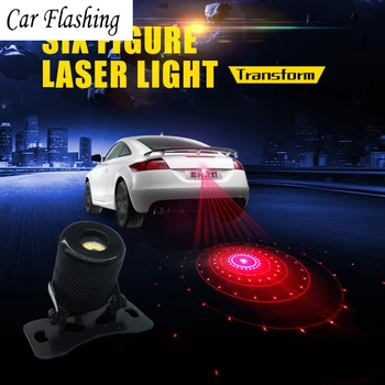 

Car Flashing 1Pcs Anti fog light Rear end Car Laser Tail Fog Light Signal Auto Brake Parking Lamp Warning Light