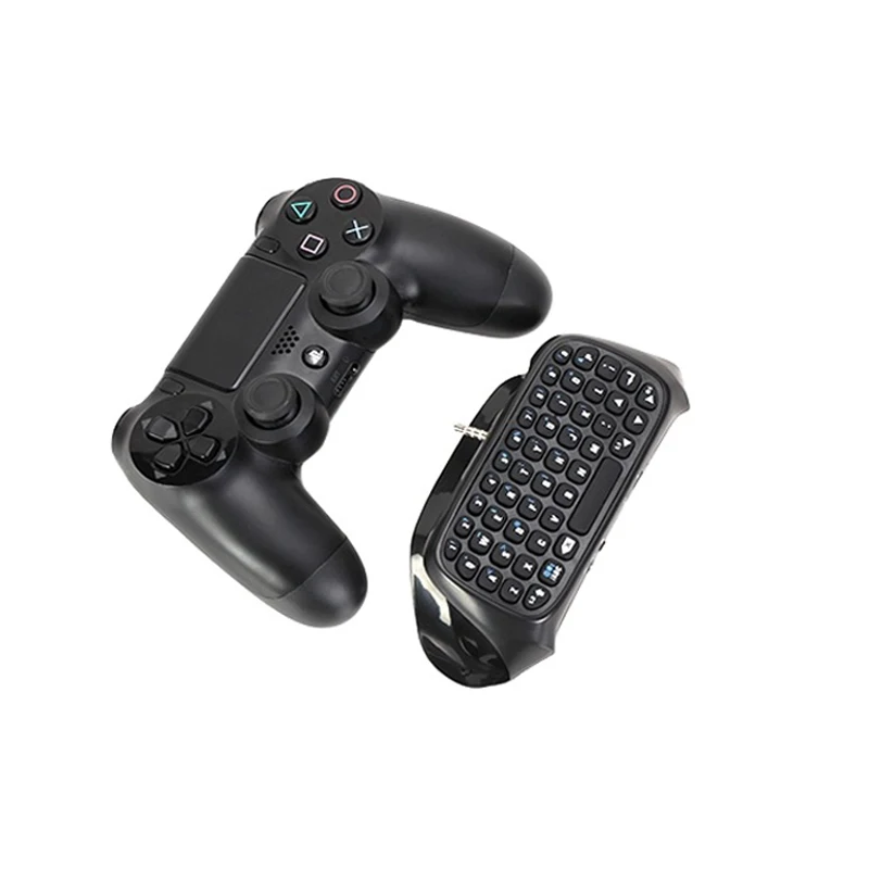 Мини Беспроводная клавиатура Bluetooth для PS4 контроллер Mutilfunction 2 в 1 Chatpad игровая клавиатура для sony Playstation 4
