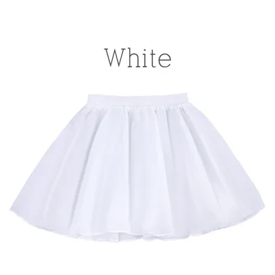 Ballet Dance Skirt Children Dance Dresses Kids Skirt Girls Ballet Dress Dance Wear Summer Chiffon Skirts White